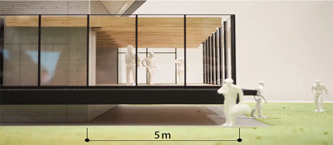 【AFRW】木と高機能繊維の複合素材の実用化に向け、第一号物件完成間近!